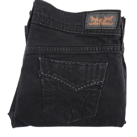 Levi's Denim - LEVI'S 505 Black Tab Black Patch Straight Leg Zip Fly Jeans - Size 6M